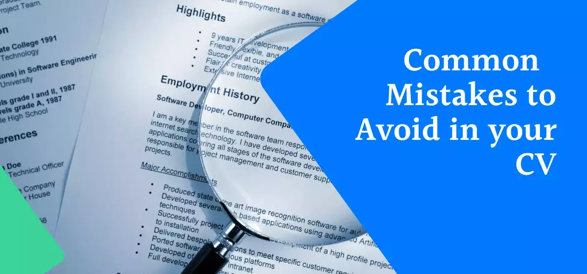 CV Mistakes to avoid to get your dream job